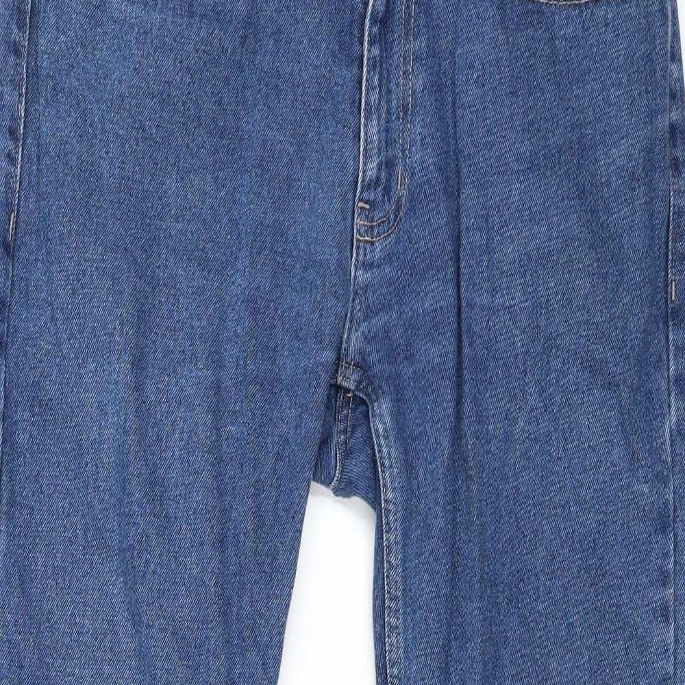 George Mens Blue  Denim Straight Jeans Size 34 in L31 in