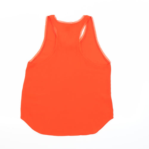 H&M Womens Orange   Basic Tank Size 10