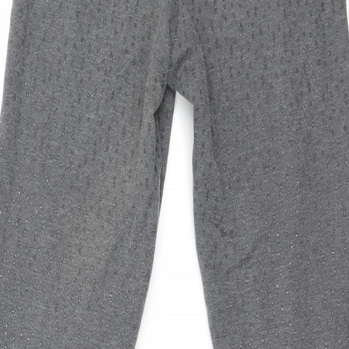 H&M Girls Grey Geometric  Carrot Trousers Size 12-13 Years