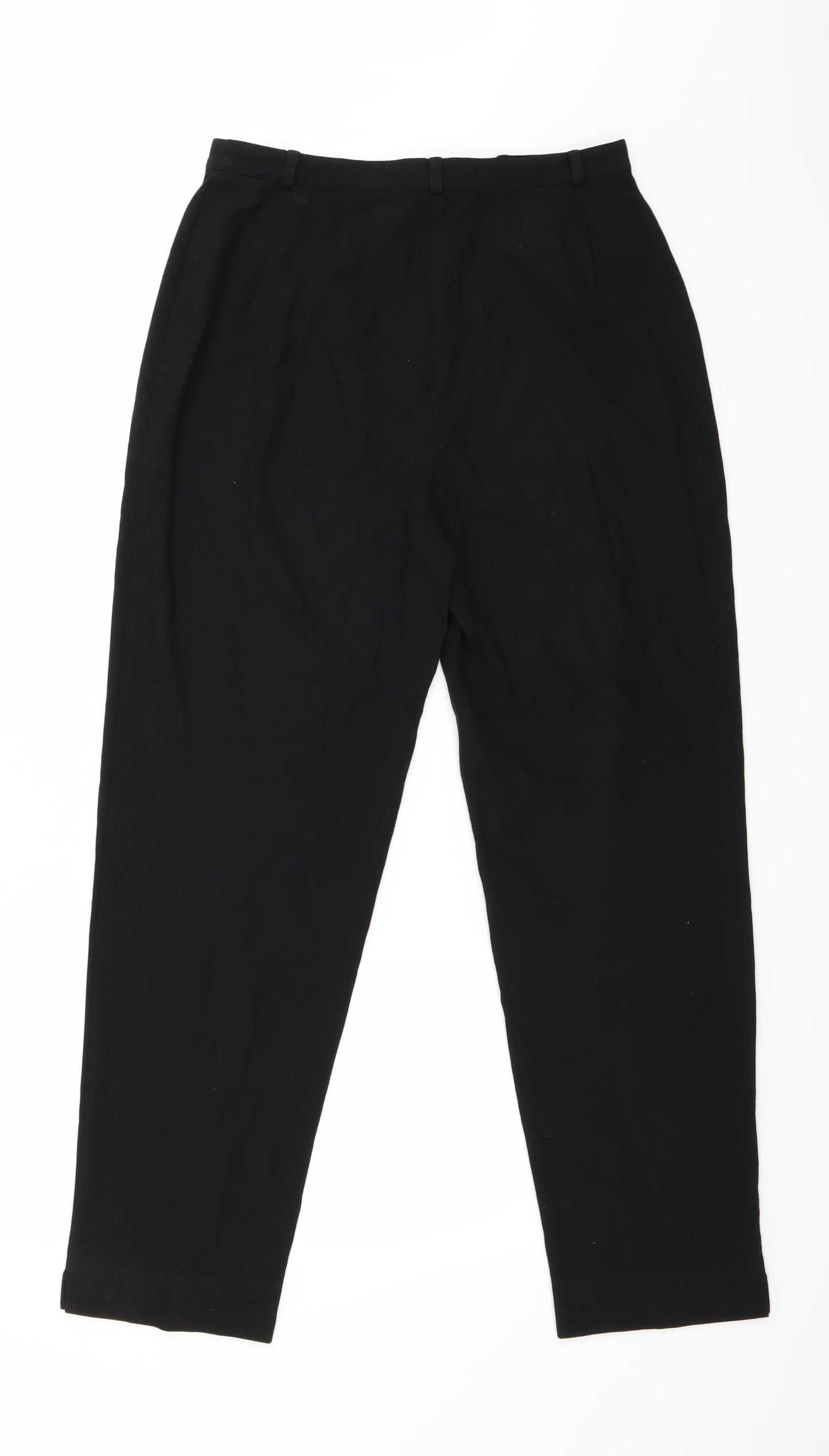 Marks and Spencer Womens Black   Trousers  Size 14 L29 in