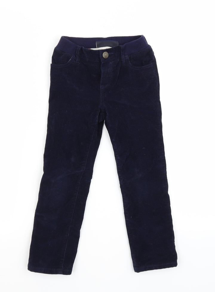 Gap Girls Blue Velvet Straight Jeans Size 5 Years