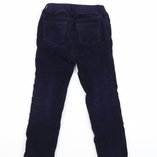 Gap Girls Blue  Velvet Straight Jeans Size 5 Years