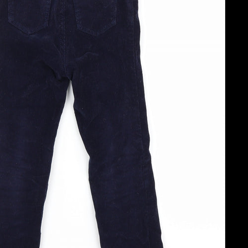 Gap Girls Blue  Velvet Straight Jeans Size 5 Years