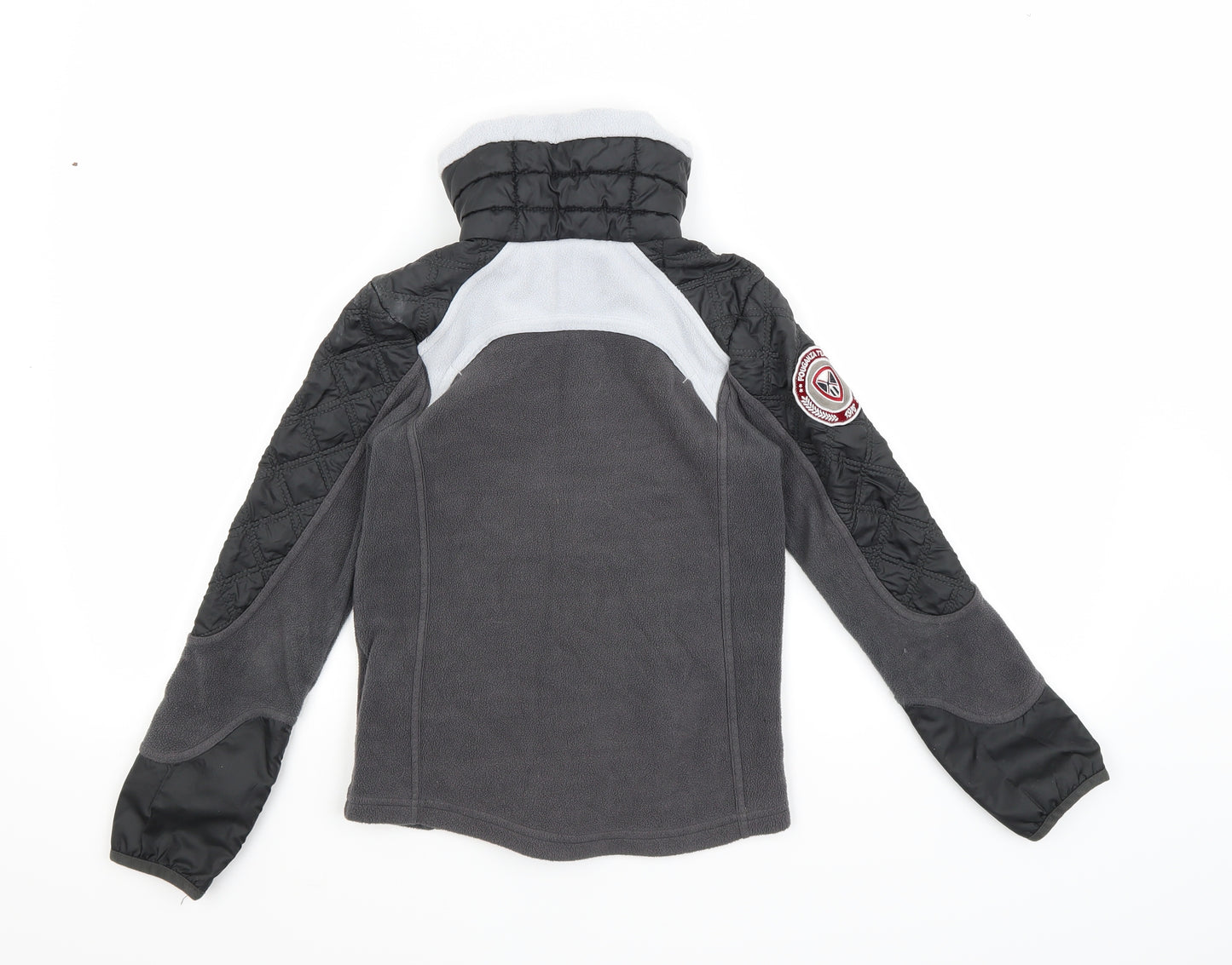 DECATHLON Boys Black  Fleece Jacket Coat Size 9-10 Years