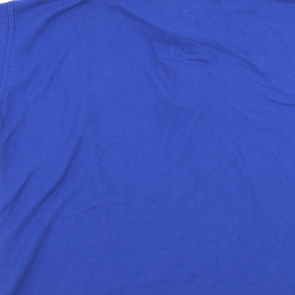 Uneek Mens Blue  Jersey  Polo Size L
