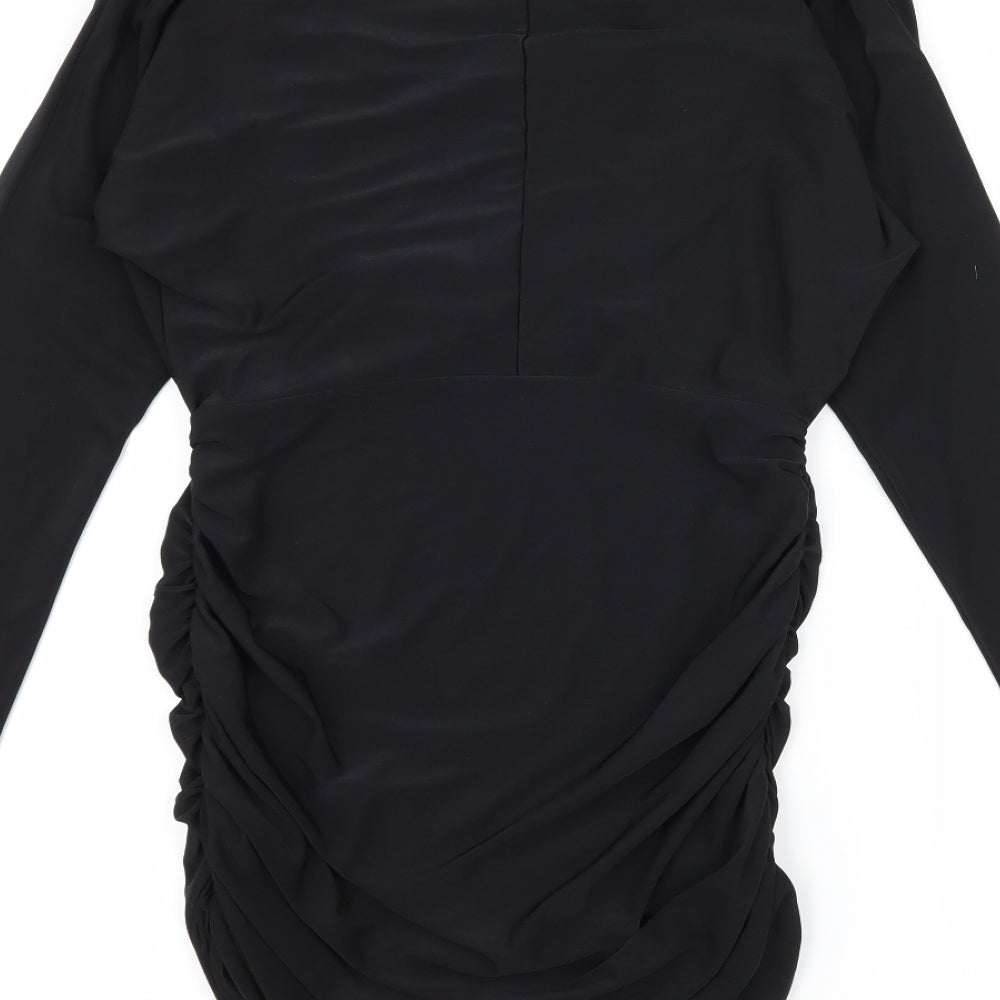 QED London Womens Black  Jersey Bodycon  Size 12