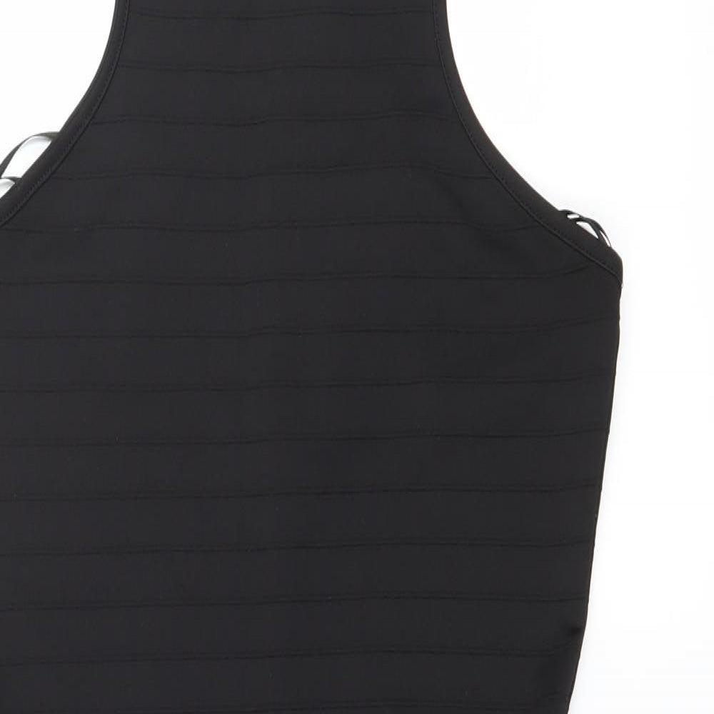 Codentry Womens Black  Jersey Bodycon  Size XS