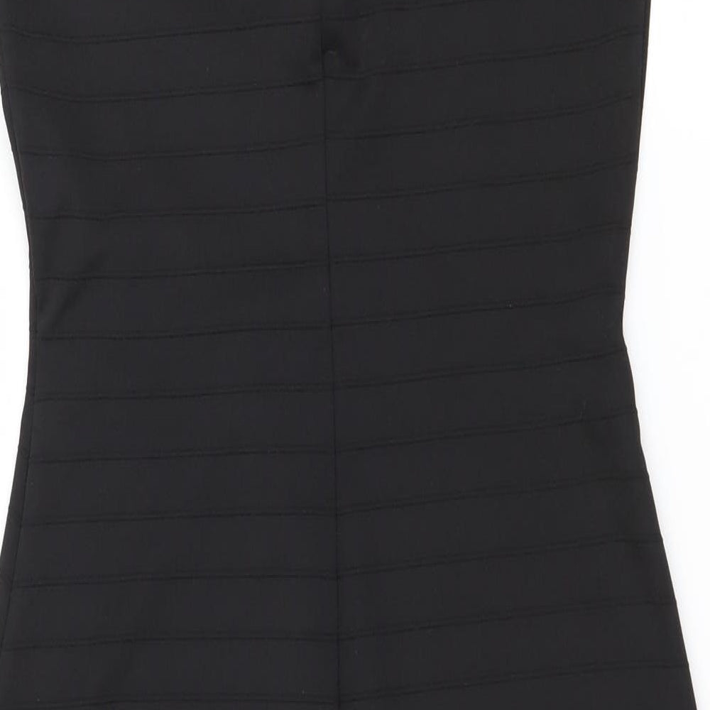 Codentry Womens Black  Jersey Bodycon  Size XS