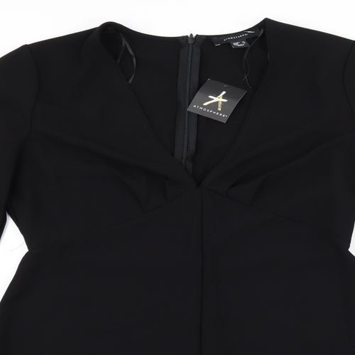 Atmosphere Womens Black   Playsuit One-Piece Size 12  - Bell Sleeve