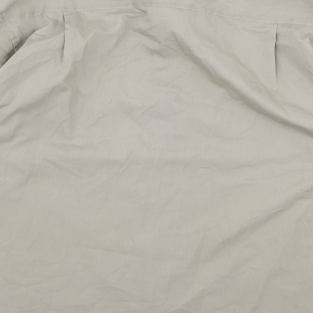 Van Heusen Mens Brown    Dress Shirt Size 14.5