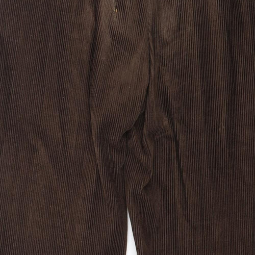 Greenwoods Mens Brown  Corduroy Trousers  Size 32 in L30 in