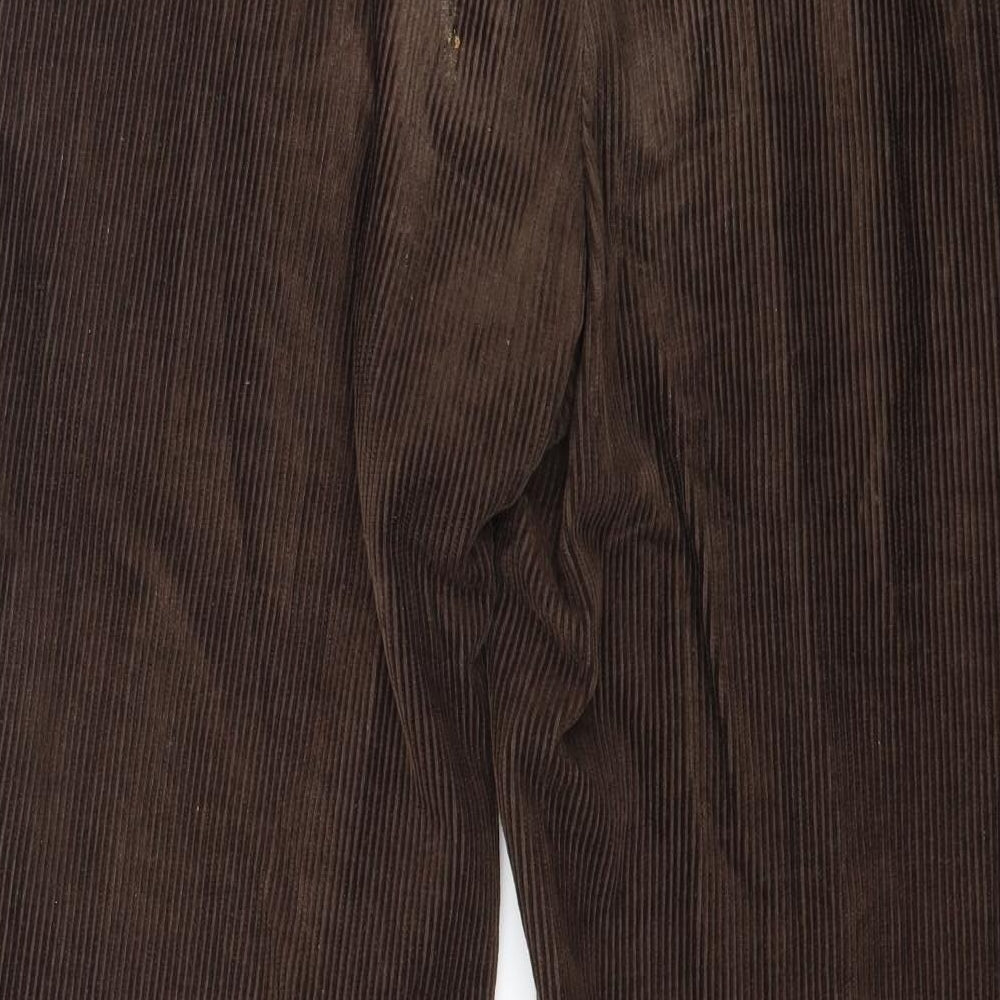 Greenwoods Mens Brown  Corduroy Trousers  Size 32 in L30 in