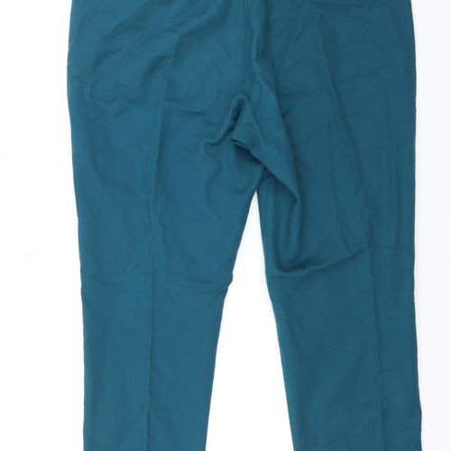Per Una Womens Blue   Trousers  Size 18 L28 in