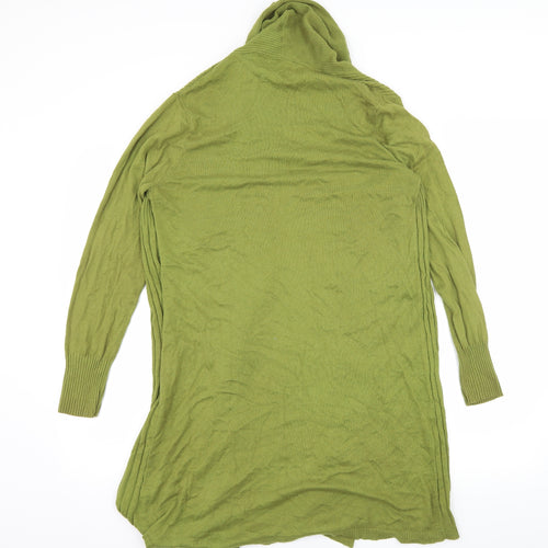 Wallis Womens Green  Knit Cardigan Jumper Size M