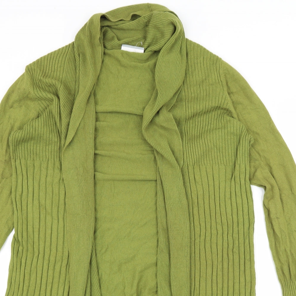 Wallis Womens Green  Knit Cardigan Jumper Size M
