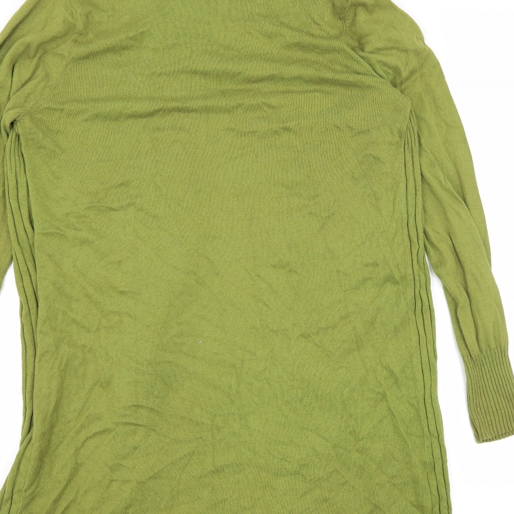 Wallis Womens Green  Knit Cardigan Jumper Size M