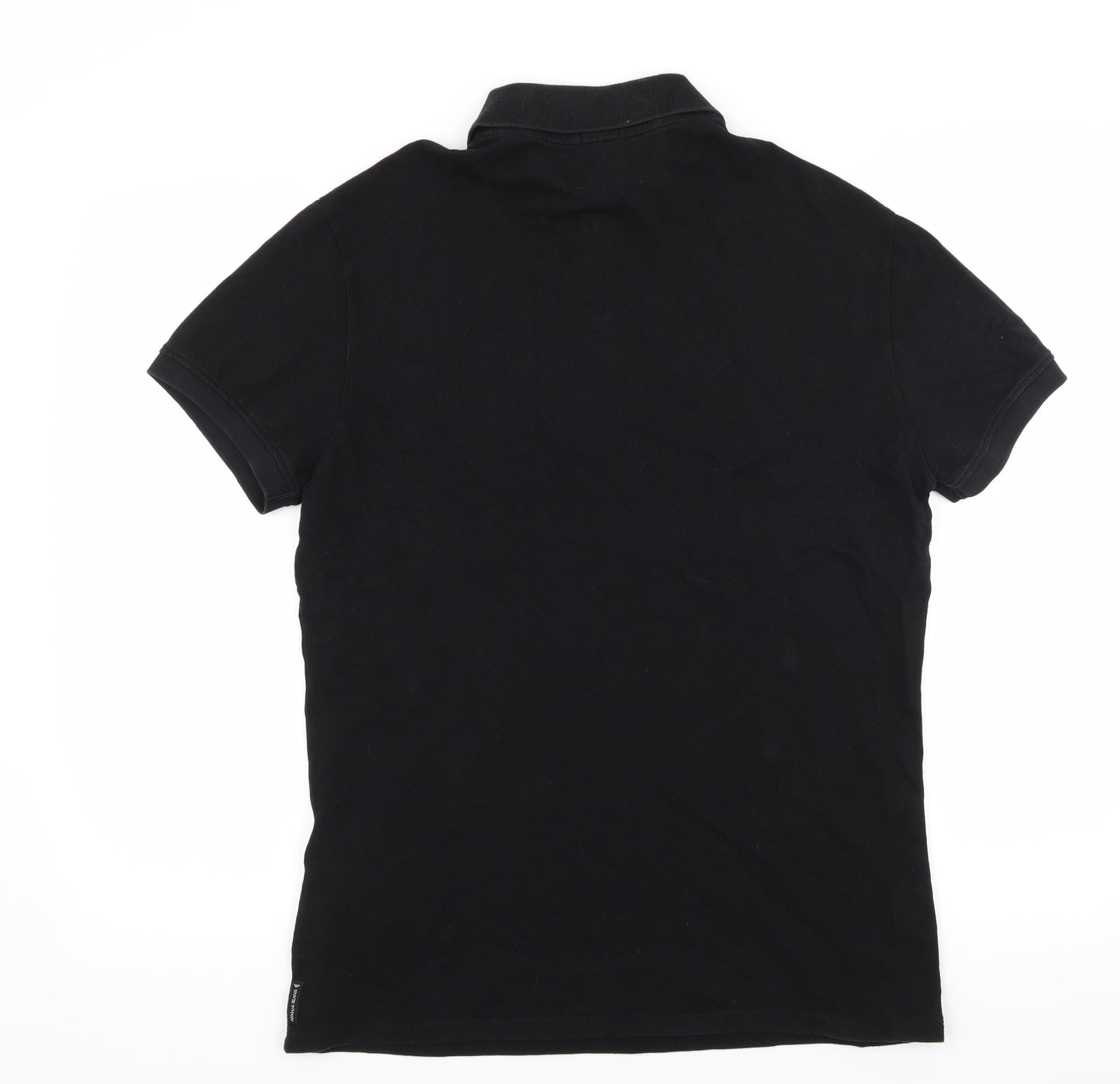 Armani Jeans Mens Black  Jersey  Polo Size XL