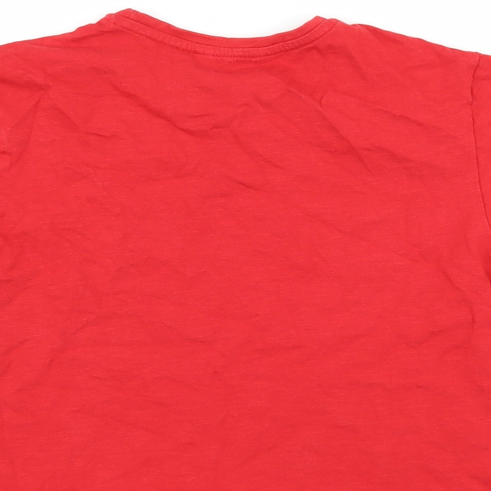 Candy Couture Girls Red  Jersey Basic T-Shirt Size 13 Years  - Weekend Slogan