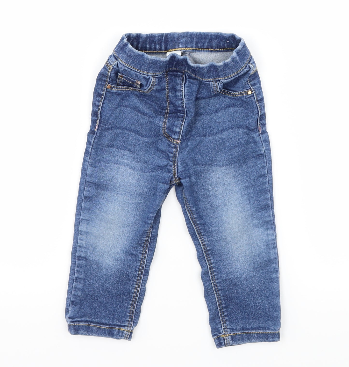 George Baby Blue  Denim Capri Jeans Size 9-12 Months