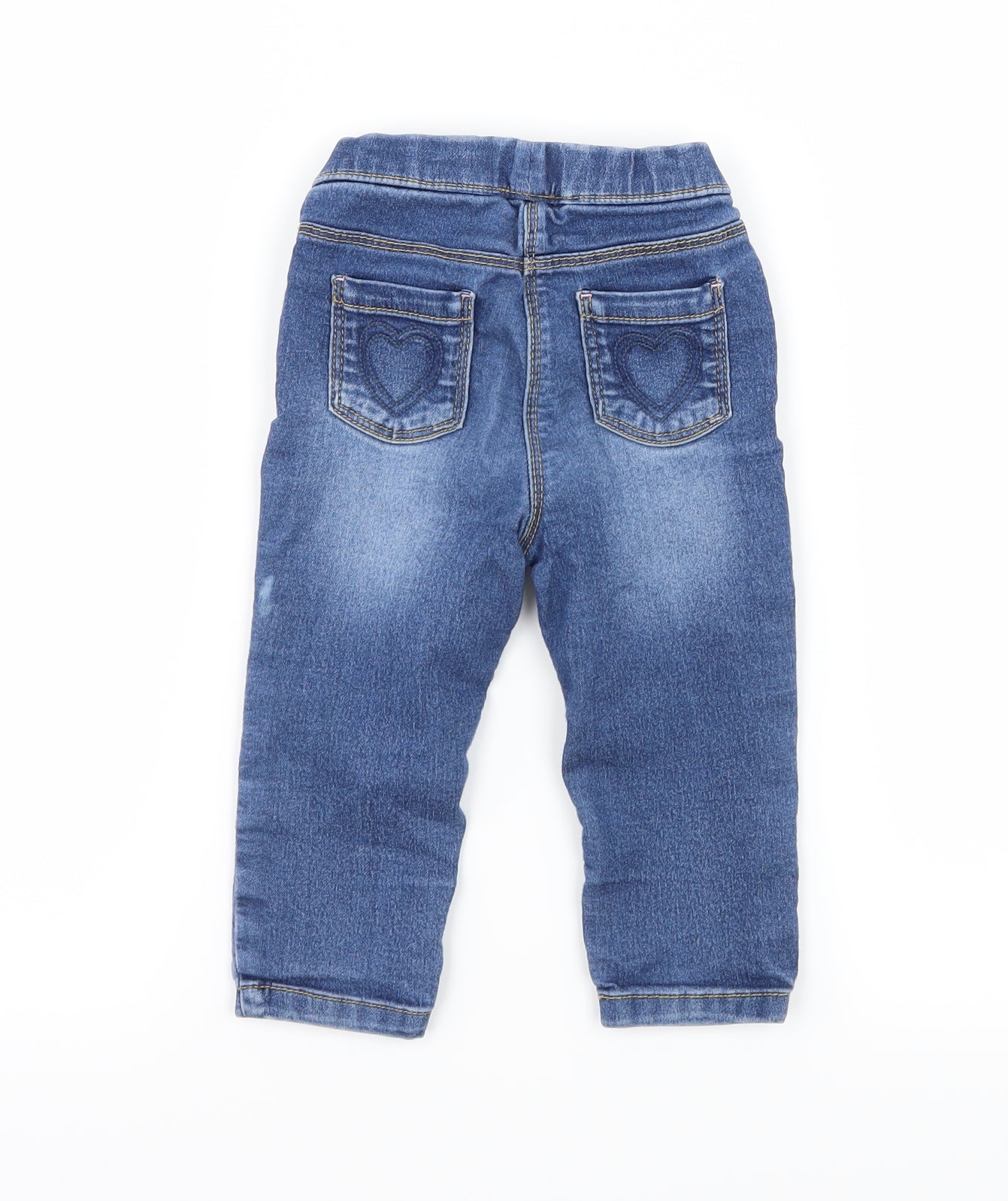 George Baby Blue  Denim Capri Jeans Size 9-12 Months