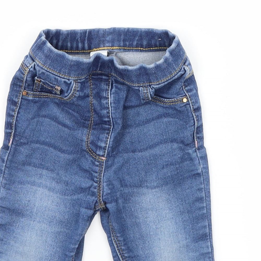 George Baby Blue  Denim Capri Jeans Size 9-12 Months
