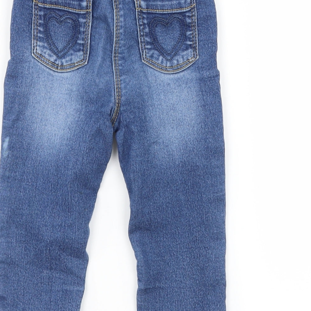 George Baby Blue  Denim Capri Jeans Size 9-12 Months
