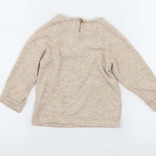 George Baby Brown  Jersey Basic T-Shirt Size 9-12 Months  - Living my best life