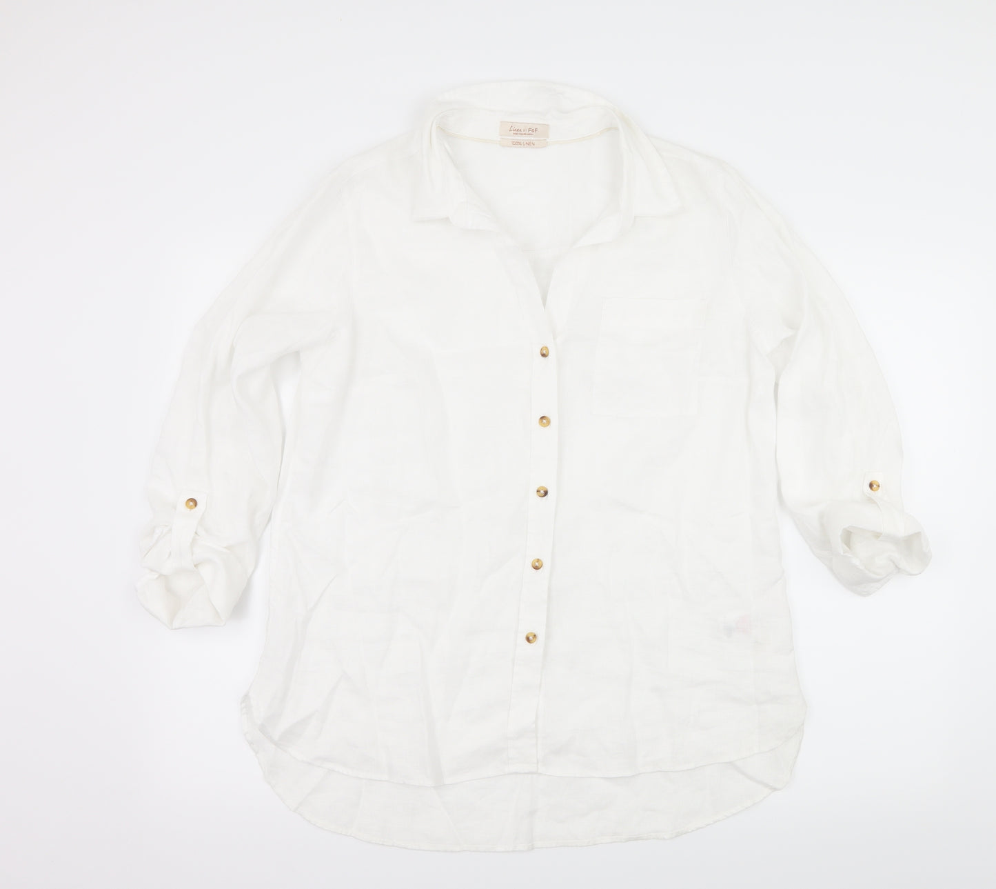 F&F Womens White   Basic Blouse Size 16
