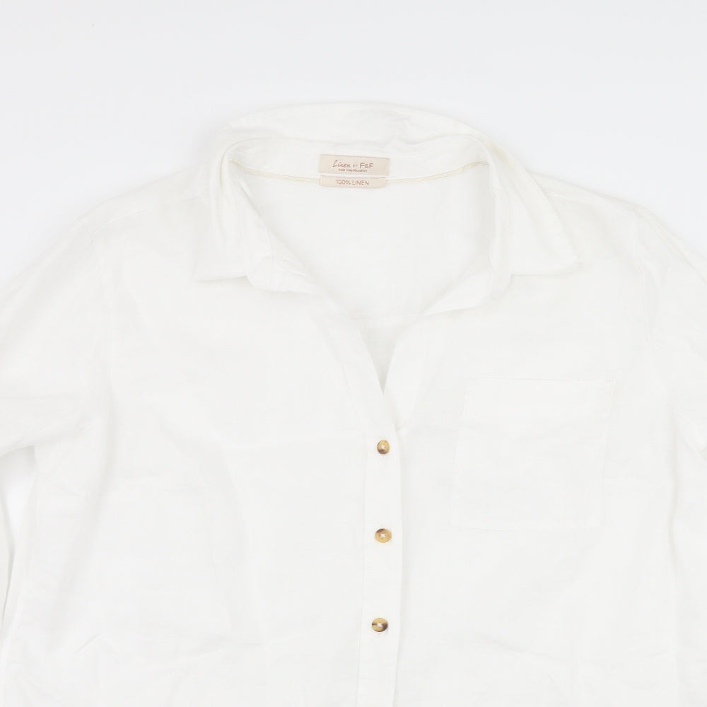 F&F Womens White   Basic Blouse Size 16