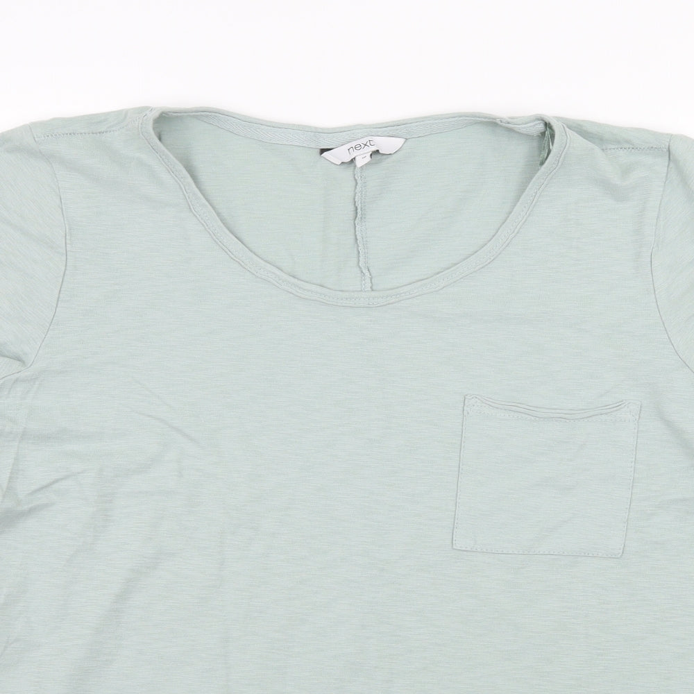 NEXT Womens Green  Jersey Basic T-Shirt Size 16