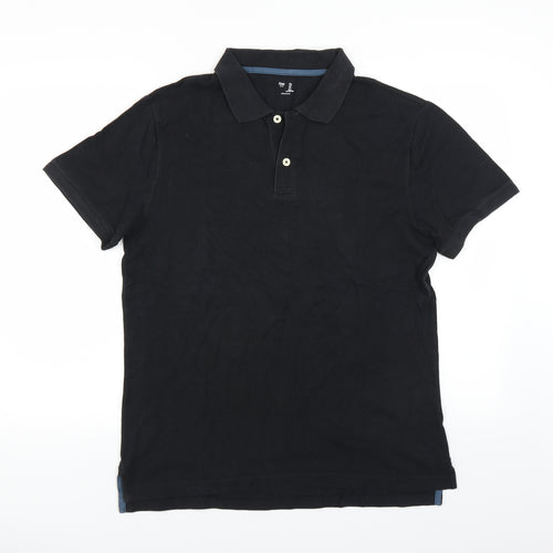 Gap Mens Black    Polo Size L