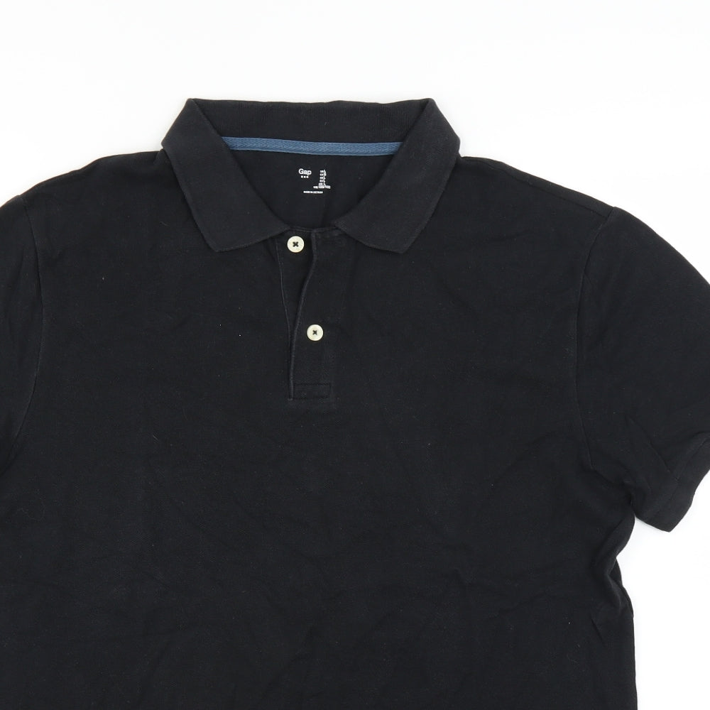 Gap Mens Black    Polo Size L