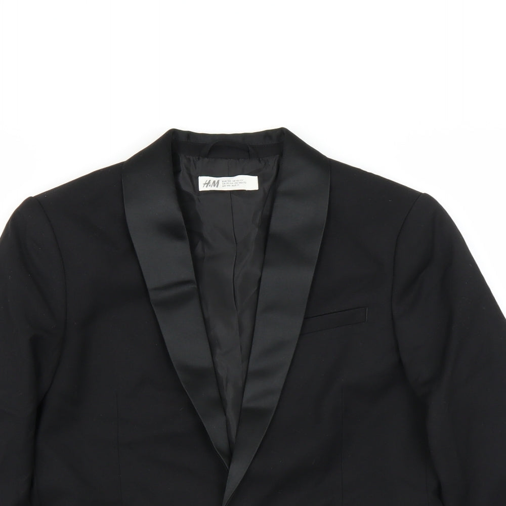 H&M Boys Black   Jacket  Size 10-11 Years  - Suit Jacket