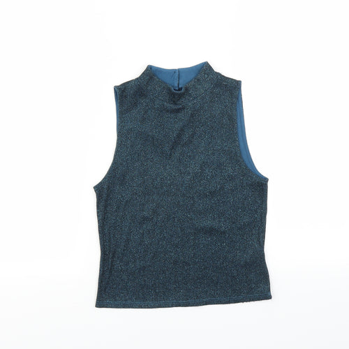 Topshop Womens Blue   Basic Tank Size 6