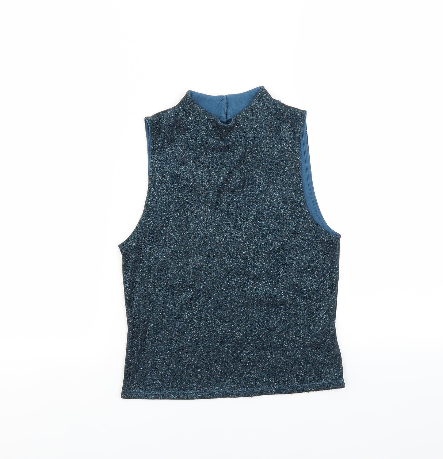 Topshop Womens Blue   Basic Tank Size 6