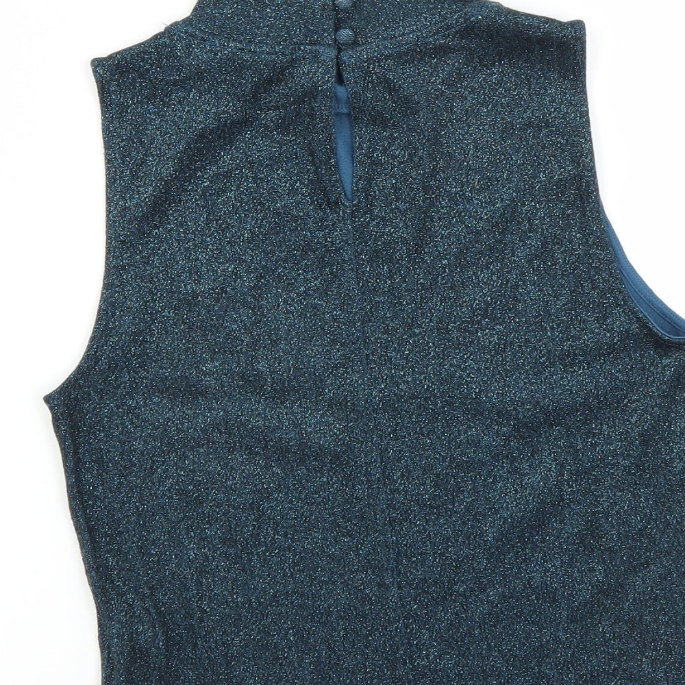 Topshop Womens Blue   Basic Tank Size 6