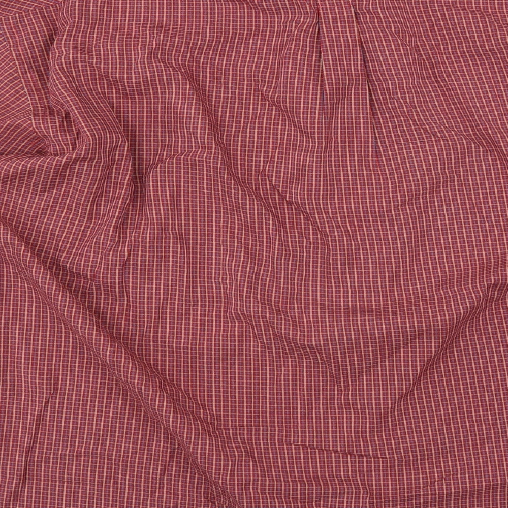 Harmer Mens Red Check   Button-Up Size 2XL