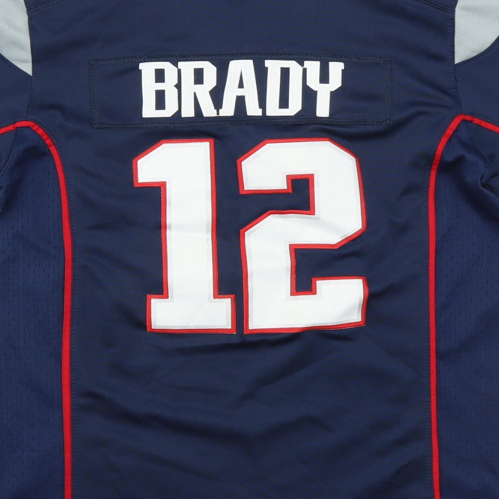 Nike Mens Blue    T-Shirt Size S  - NFL patriots