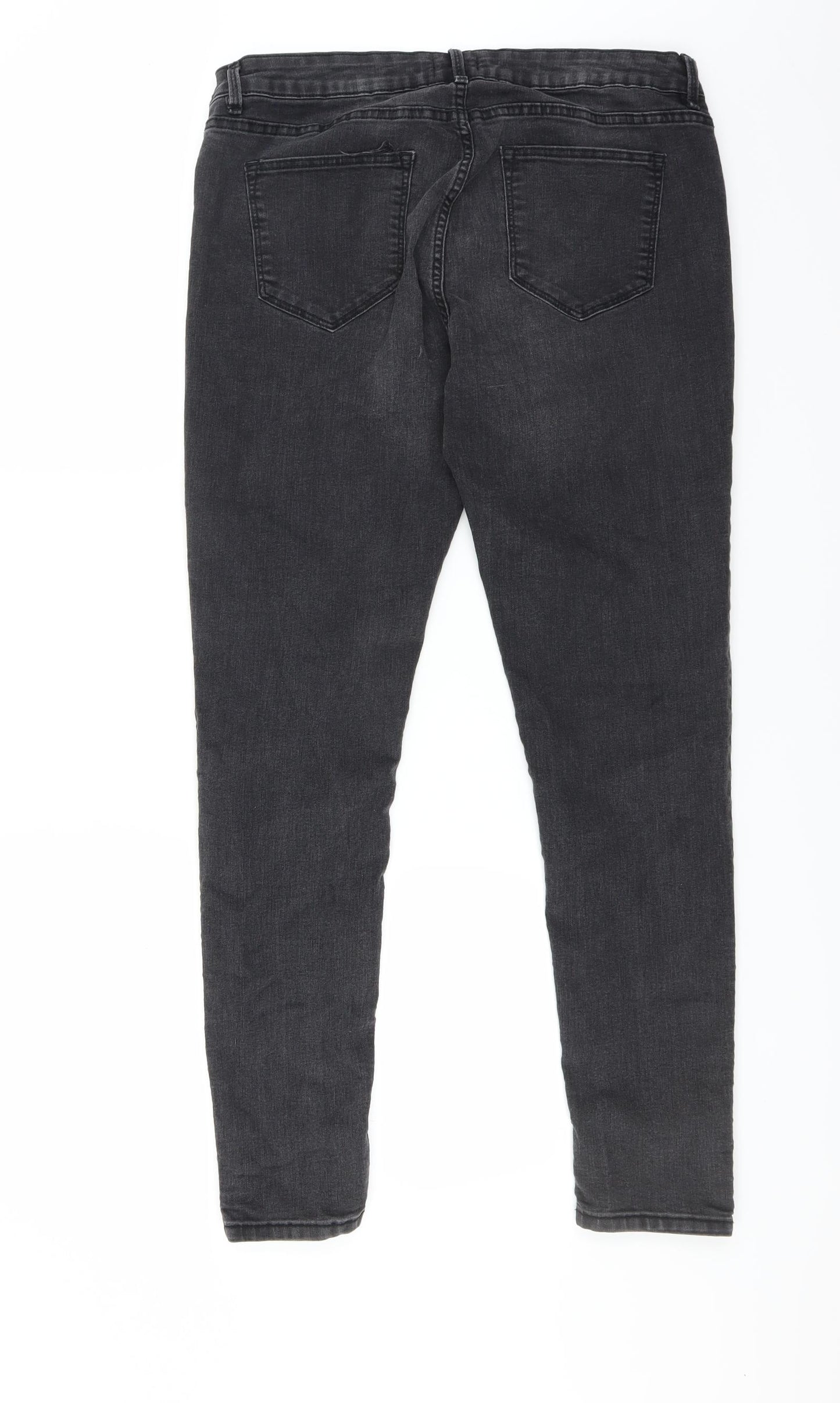 F&F Womens Grey   Skinny Jeans Size 16 L29 in