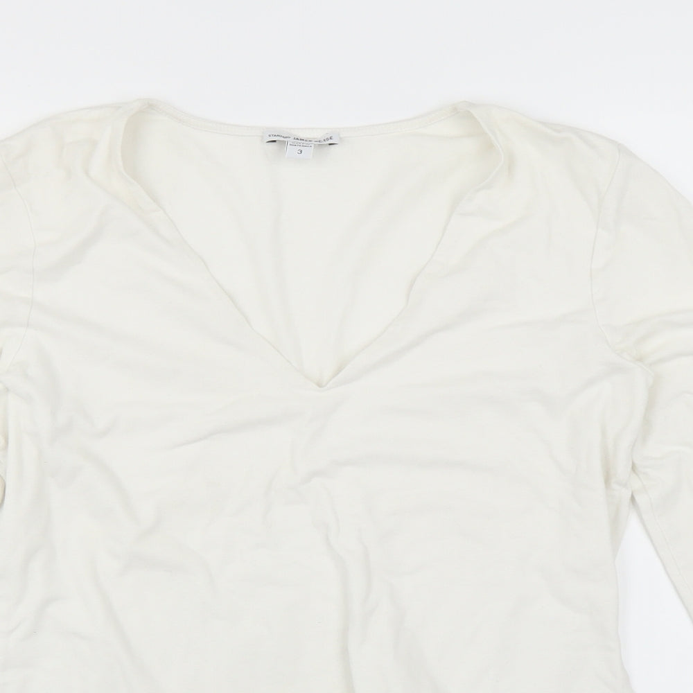 James Perse Womens White   Basic T-Shirt Size M