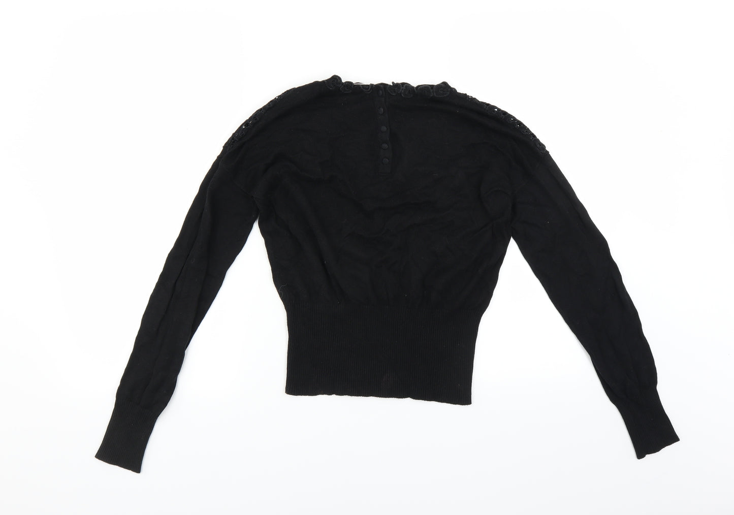 VERO MODA Womens Black   Pullover Jumper Size S