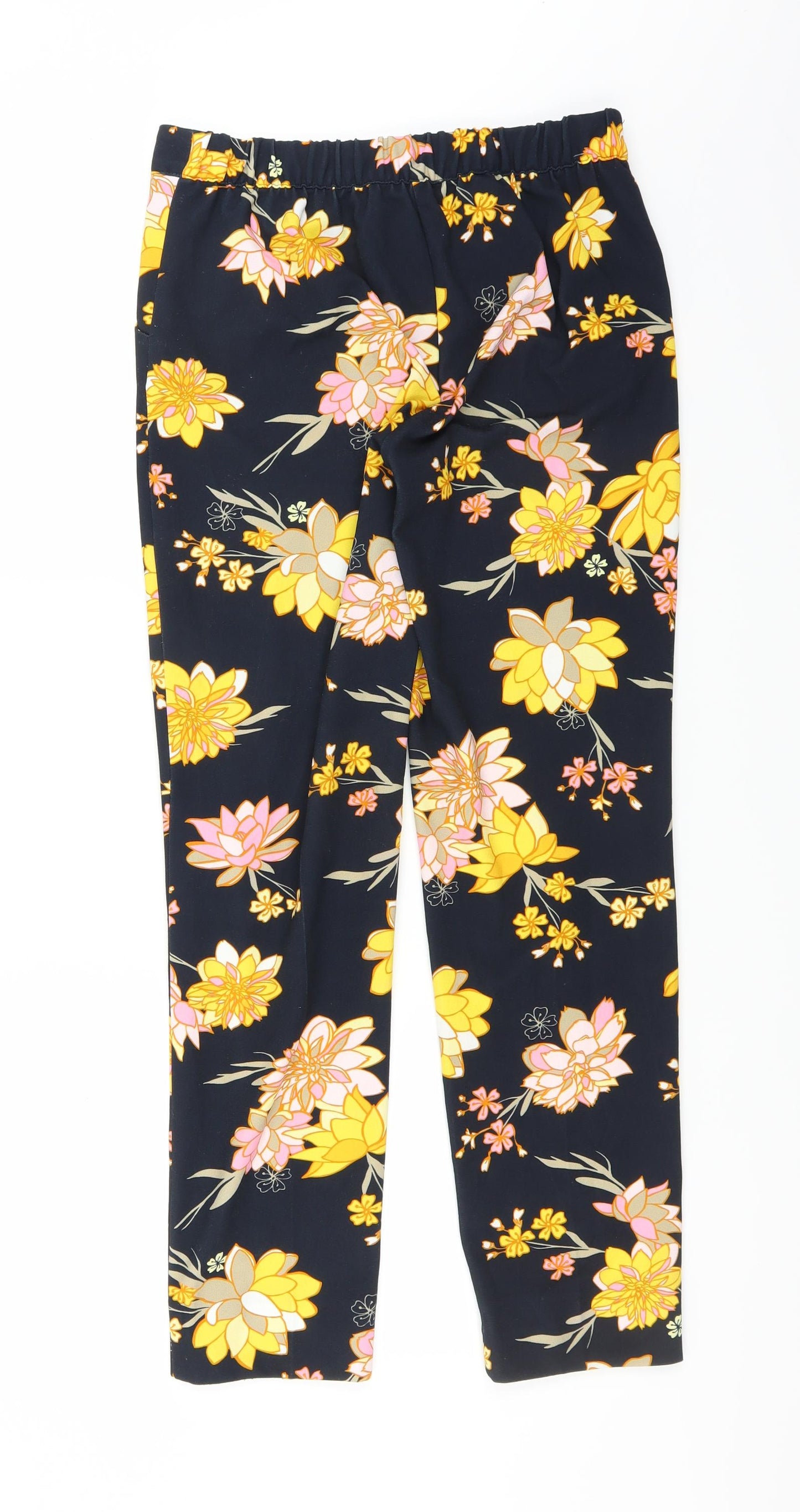 Betty Barclay Womens Blue Floral  Trousers  Size 8 L30 in