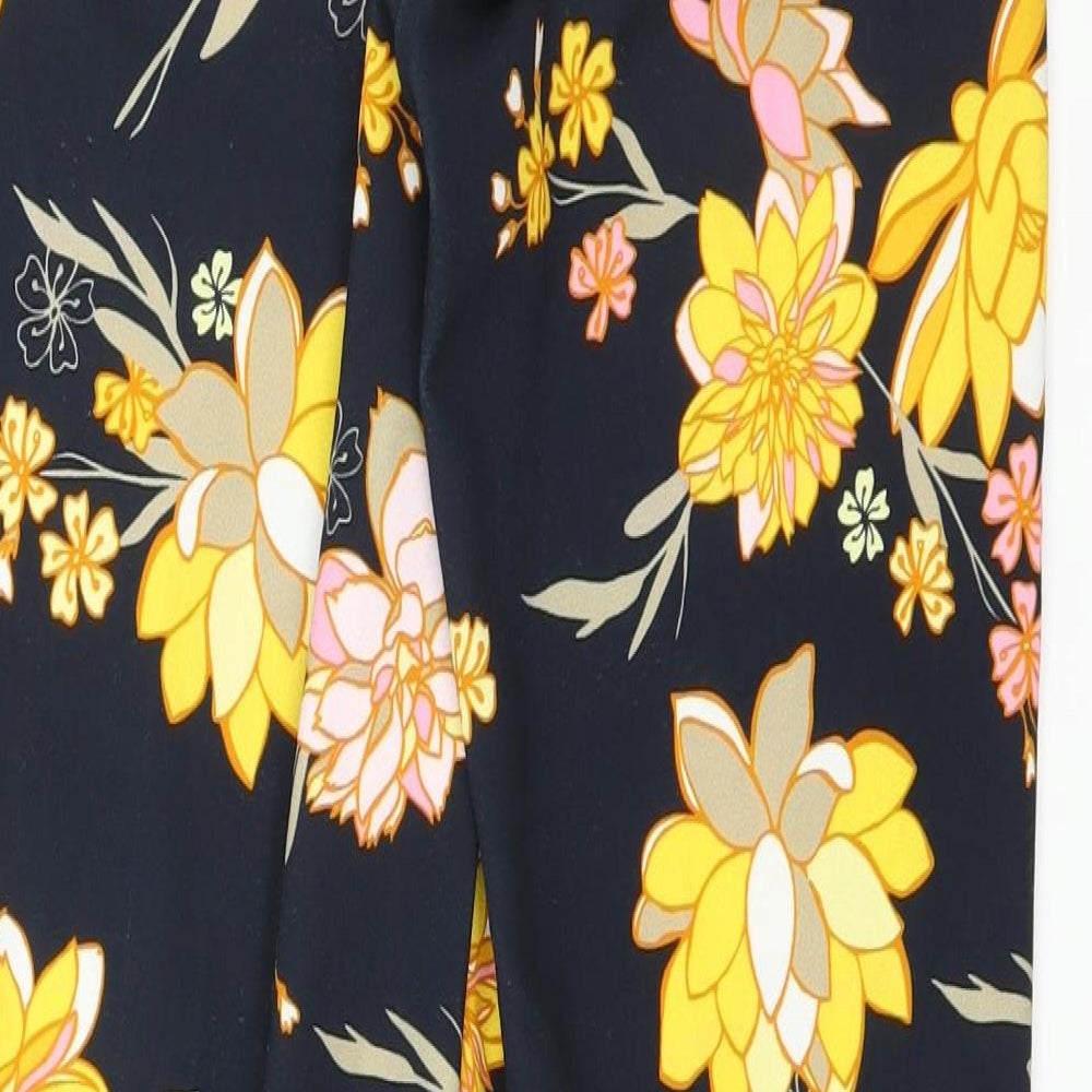 Betty Barclay Womens Blue Floral  Trousers  Size 8 L30 in