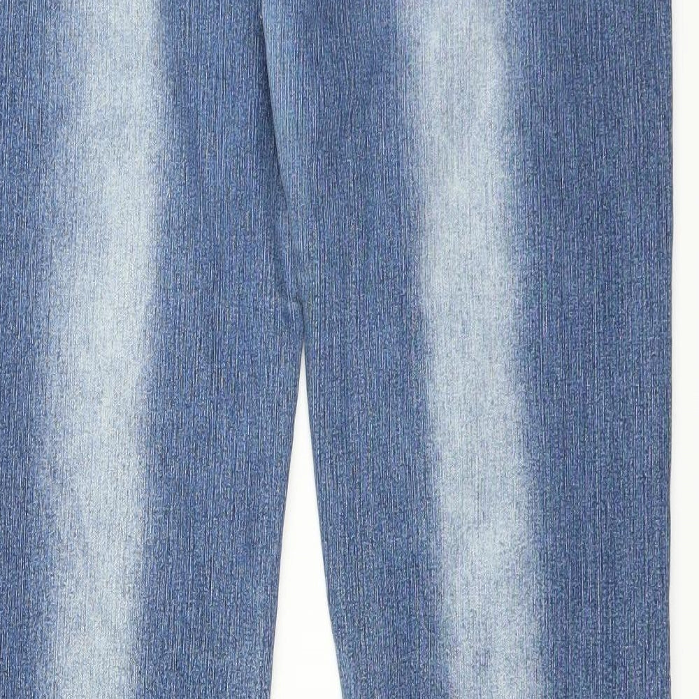 Haywire Womens Blue   Bootcut Jeans Size 16 L30 in - DISTRESSED