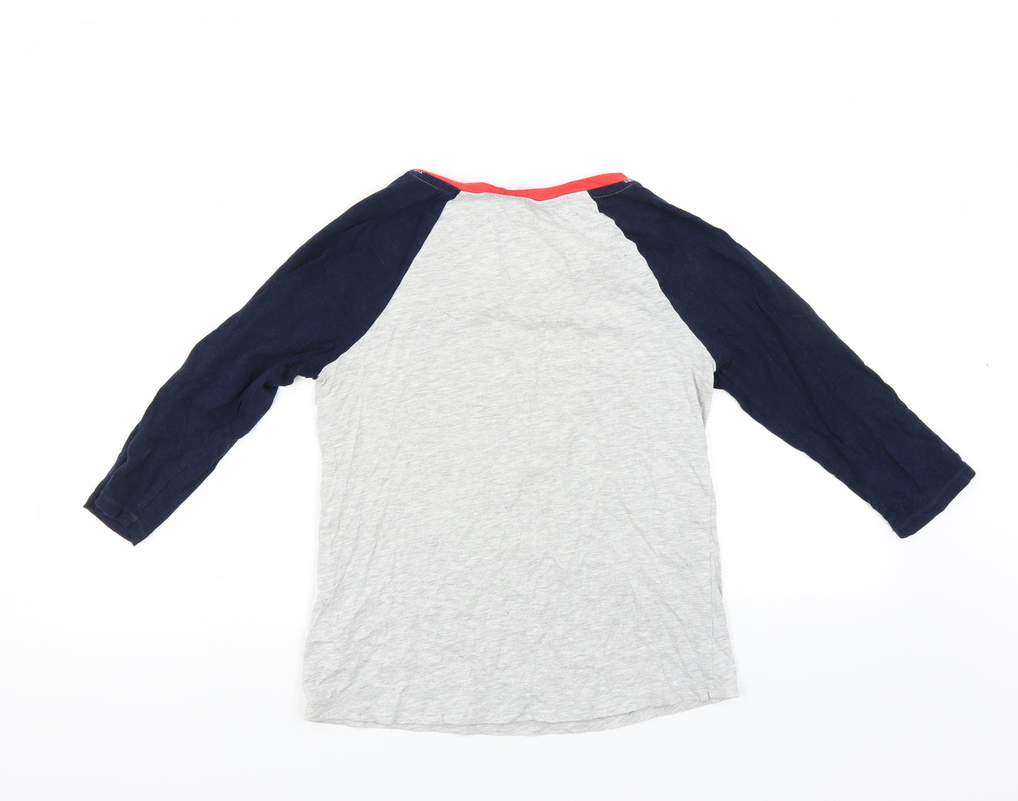 Marks and Spencer Womens Grey Solid  Top Pyjama Top Size 6  - bonne nuit