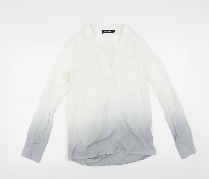 Missguided Womens Grey   Basic Blouse Size 6