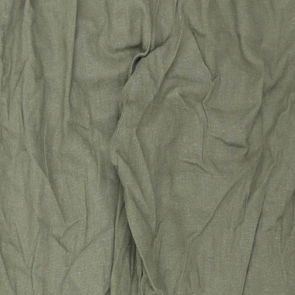 Peacocks Womens Green   Trousers  Size 12 L25 in