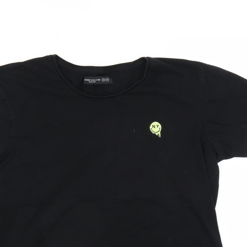 Premium Collection Womens Black   Basic T-Shirt Size M
