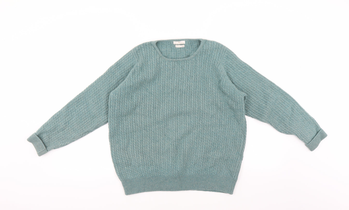 House of Bruar Womens Green   Pullover Jumper Size M