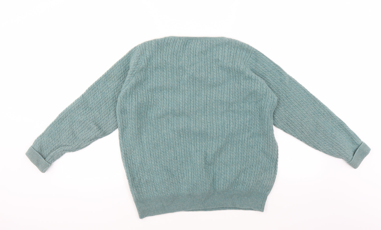 House of Bruar Womens Green   Pullover Jumper Size M